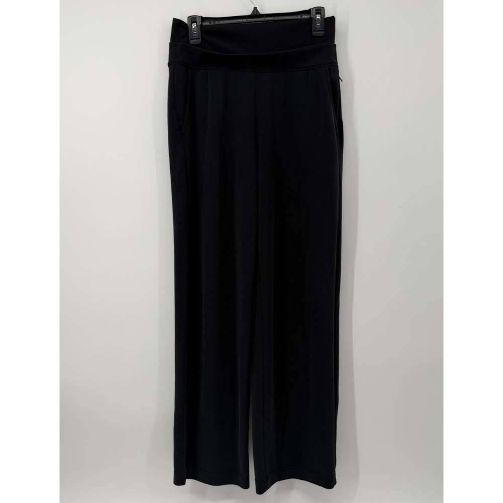 Athleta Seasoft Pants High Waisted Women's Size Medium Black #533653 * Read Disc
